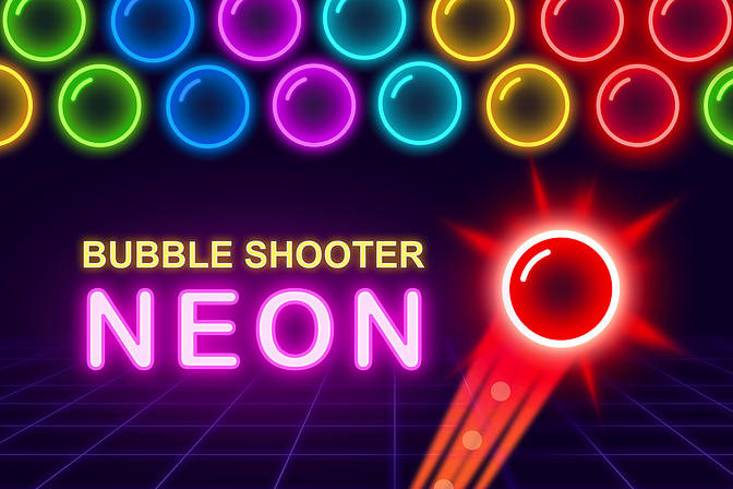 Bubble Shooter Neon
