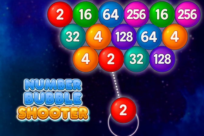 Number Bubble Shooter