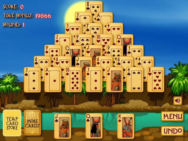 egypt pyramid solitaire online